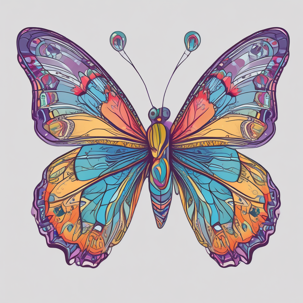 AI generated butterfly 3